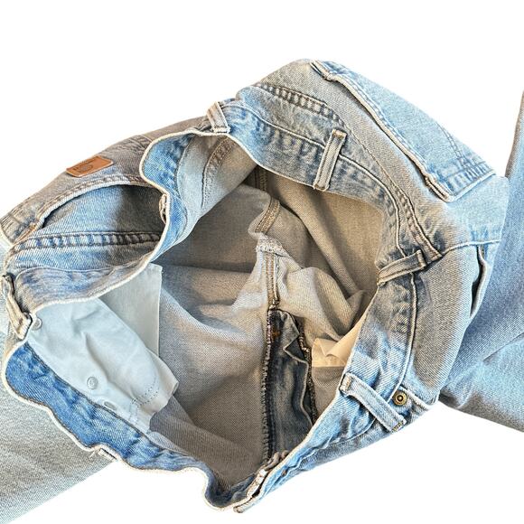 Carhartt Tapered Straight Traditional Fit Denim Jeans Light Wash Blue 40x29 - Picture 9 of 14